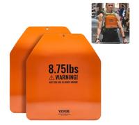 VEVOR Chaleco con Pesas Curvas Entrenamiento Fuerza 295 x 248 x 8±10 mm Naranja