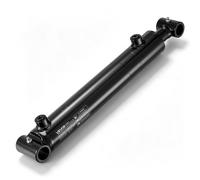 VEVOR Cilindro Hidráulico de Doble Efecto, 3500 PSI, Carrera de 254 mm, Diámetro Interior de 50,8 mm, con Orificio para Pasador de 1 pulgada y Puerto SAE #6, para Maquinaria Agrícola y Tractores