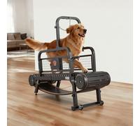 VEVOR Cinta de Correr para Perros Grandes Medianos sin Motor 191 x 57 x 140 cm, Soporte 199,58 kg, Máquina de Ejercicio Interior Perros, con Rampa Ajustable y Ruedas, Altura de Inclinación de 11 cm