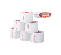 VEVOR Cinta de Embalaje Transparente 6 Rollos 76,2mm x 59,44m para Mudanzas