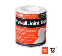 VEVOR Cinta de Malla de Fibra de Vidrio Autoadhesiva 12 Rollos 30 m x 150 mm