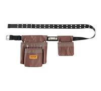 VEVOR Cinturón de herramientas, se ajusta de 29 a 54 pulgadas, bolsa de herramientas de poliéster resistente, bolsa de herramientas desmontable para electricista, carpintero, manitas, carpintero,