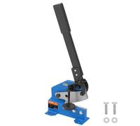VEVOR Cizalla Manual para Procesamiento de Chapa Metálica, Cortadora de Sobremesa Hs-5 con Material Q235, Ideal para Trabajos Manuales con Acero Grueso, Prensa de Rodillos de Alta Resistencia