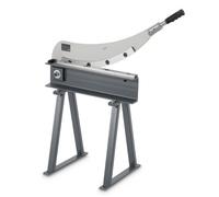 VEVOR Cizalla Vertical de Guillotina, Ancho de Bancada de 500 mm, Cizalla Manual de Material Q235 con Soporte para Chapa Metálica, Alta Precisión, para PCB, Aluminio, Acero, Cobre y Plástico
