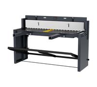 VEVOR Cizallas para Chapa Metálica, con Punta de 1320 mm, con Marco de Acero Q235, Distancia de Hoja Ajustable, Topes de Material y Pedal para Cortar Acero, Cobre, Varillas Corrugadas y Aluminio