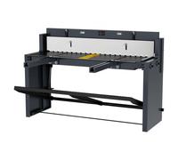 VEVOR Cizallas para Chapa Metálica, con Punta de 1320 mm, con Marco de Acero Q235, Distancia de Hoja Ajustable, Topes de Material y Pedal para Cortar Acero, Cobre, Varillas Corrugadas y Aluminio