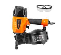 Clavadora de bobinas para revestimiento VEVOR CN65, clavadora neumática de bobinas de 1-1/4" a 2-1/2" con ajuste de profundidad sin herramientas, 70-120 PSI para revestimientos, revestimiento de palet