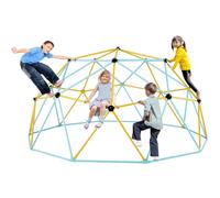 VEVOR Climbing Dome, Jungle Gym Supports 750 lbs. and Easy Assembly, 10-Foot Geometric Play Centre for Kids 3-10 Years Old, with Climbing Grip, Outdoor Playground Equipment