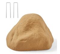 VEVOR Cobertor Artificial para Exteriores, Aspecto de Piedra Realista, Rocas Artificiales de Poliresina para Paisajismo, Decoración para Jardín, Color Arena, 410 x 390 x 260 mm, Tipo de Hueco