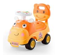 VEVOR Coche Correpasillos, Correpasillos para Niños 500 x 240 x 415 mm con Bocina y Música, Espacio de Almacenamiento Bajo el Asiento, Carga de 22 kg, Andador para Niños Pequeños de 19 a 36 Meses