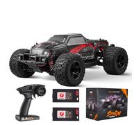 VEVOR Coche Teledirigido a Escala 1:10 para Niños, Todoterreno con Tracción en las 4 Ruedas y Caballito de 45° y 2 Baterías, Coche de Carreras de Velocidad de 38 km/h para Niños Mayores de 8 Años