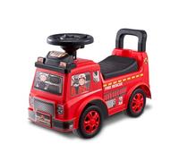 VEVOR Cochecito de Paseo para Niños de 1 a 3 años Juguete para Montar para Niños Pequeños Coche Clásico para Niños con Volante Musical y Almacenamiento Debajo del Asiento para Niños y Niñas, Rojo