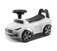 VEVOR Cochecito de Paseo para Niños de 1 a 3 años Juguete para Montar para Niños Pequeños Coche Clásico para Niños con Volante Musical y Almacenamiento Debajo del Asiento para Niños y Niñas, Blanco