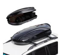 VEVOR Cofre de Techo 340 L ABS Portaequipajes de Techo para SUV y Coches, Negro
