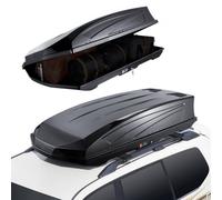 VEVOR Cofre de Techo 488 L ABS Portaequipajes de Techo para SUV y Coches, Negro