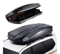 VEVOR Cofre de Techo 562 L ABS Portaequipajes de Techo para SUV y Coches, Negro