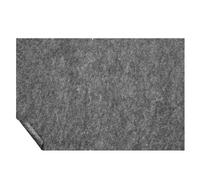 VEVOR Cojín para Alfombra 122 x 183 cm Cojín Protector de Suelo Espesor 12mm Fieltro de Poliéster de Doble Superficie Área de Cobertura 2-3 ㎡ Protección del Suelo para Dormitorio, Sala de Estar, Gris