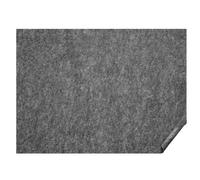 VEVOR Cojín para Alfombra 224 x 306 cm Cojín Protector de Suelo Espesor 6mm Fieltro de Poliéster de Doble Superficie Área de Cobertura 7-8㎡ Protección del Suelo para Dormitorio, Sala de Estar, Gris