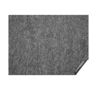 VEVOR Cojín para Alfombra Cojín Protector de Suelo, 275 x 366 cm 12 mm de Espesor, Fieltro de Poliéster, Gris, Área de Cobertura de 10-11 ㎡ Protección del Suelo Cómodo para Dormitorio, Sala de Estar