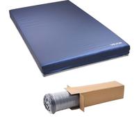 VEVOR Colchón de Cama Hospitalaria de Espuma de Doble Capa Grado Médico, Impermeable, para Tratamiento de Úlceras por Presión en Residencias de Ancianos y Atención Domiciliaria, 107 x 203 x 15 cm