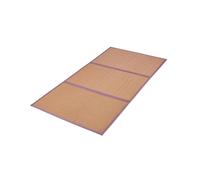 VEVOR Colchón de Tatami Japonés Plegable de 2032 x 990 x 13 mm, Tatami de Ratán Natural Tejido a Mano, Colchón de Suelo Japonés Antideslizante para Dormir, Meditación, Yoga, Relajación, Marrón