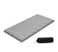 VEVOR Colchón Futón Japonés, Tatami Plegable Tamaño Individual, con Bolsa de Almacenamiento y Herrajes de Montaje, Esterilla de 9 Capas para Meditación y Yoga, Color Gris, 2032 x 991 x 63,5 mm