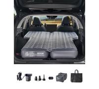 VEVOR Colchón Inflable para Coche, Oxford Grueso, Portátil Cómodo y Duradero, con Bomba de Aire, Boquilla y Bolsa de Transporte, para la Mayoría de SUV, MPV y Sedán, Gris, 1950 x 1235 x 145 mm