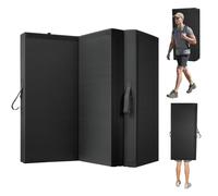 VEVOR Colchoneta de Escalada Plegable de 3 Pliegues 1220 x 565 x 380 mm de Espumas, Tela Oxford 900D, con Correas de Mochila Ajustables y Asa, Crash Pad Impermeable para Rocódromo, Interior y Exterior