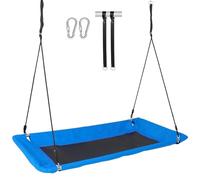 VEVOR Columpio de Árbol de Plataforma de 1524 mm para Niños y Adultos con Asiento de Tela Oxford 900D con 2 Correas para Colgar en el Árbol y Cuerdas Ajustables de Múltiples Hilos, Carga de 317 kg