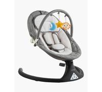 VEVOR Columpio para Bebé de 5 Velocidades con 3 Posiciones Asiento, con Panel Táctil de PVC, Control Remoto, Bluetooth, 10 Canciones Cuna y Barra de Juguetes para 0 a 9 Meses, 720 x 630 x 470-690 mm