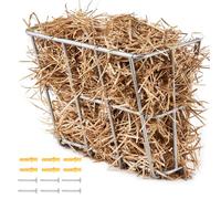 VEVOR Comedero para Heno de Cabra de Capacidad de 84,1 L, Rejilla de Acero Resistente para Heno de Cabra, Soporte para Heno de Caballo, Rejilla de Alimentación de Múltiples Lados para Ovejas, Ganado