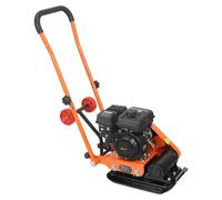 VEVOR Compactador de Tierra Motor de Gasolina de 2 HP 79 cc, Compactador Vibratorio de Placa 5250 VPM, Placa de 41x31,5 cm, Fuerza de Compactación de 8 kN para Caminos, Patios, Asfaltos, Paisajismo