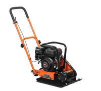 VEVOR Compactador de Tierra Motor de Gasolina de 6,5 HP y 196 cc, Compactador Vibratorio de Placa 5600 VPM, 25 m/min, Fuerza de Compactación de 10,5 kN, para Caminos, Patios, Asfaltos, Paisajismo