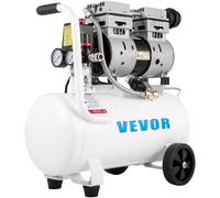 VEVOR Compresor de Aire Compresor Neumático Ultra Silencioso 25L Compresor de aire ultra silencioso 750W Compresor de Aire Silencioso de Tanque