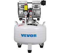 VEVOR Compresor de Aire Libre de Aceite 30L, Compresor Silencioso de Aire Comprimido 850 with 1.1 HP Compresor Vertical 165 L/min Herramienta de Taller para Reparaciones Domiciliarias, Inflamación de