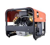 VEVOR Compresor de Aire PCP 30 MPa para Tanque de Buceo, Doble Cilindro con Parada Automática y Sistema de Refrigeración por Agua y Ventilador Integrado para Paintball, Rifles de Aire Comprimido
