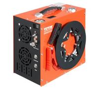 VEVOR Compresor de Aire PCP Portátil 30 MPa Refrigeración por Agua Ventilador Incorporado Apagado Automático Compresor de Tanque de Paintball DC 12 V / AC 230 V para Pistola de Aire Tanque de Buceo