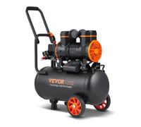 VEVOR Compresor de Aire de 24 L Ultra Silencioso Motor sin Aceite 3,5 Mpa 1450 W