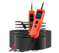 VEVOR Comprobador de Circuitos Automotrices, con Sonda de Circuito e Iluminación, 6-36 DCV, con Cable de 4 m y Carcasa de ABS, Detector Eléctrico para Sedán, SUV, RV, Camión, 230 x 36,7 x 31 mm