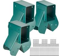 VEVOR Conector de Columpio 3 PCS Soporte Oscilante de Acero al Carbono Soporte Medio Poste de Viga de Madera Interior Exterior con Hardware de Montaje para Pies 10,2x10,2 cm, Viga 10,2x15,2 cm, Verde