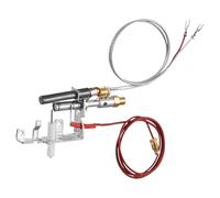 VEVOR Conjunto de Piloto de Gas, OE 14D0477, LPG8404, SRV14D0477, Kit de Piloto de Gas para Chimenea, Compatible con Modelos Lexington Forge, Majestic, Martin y Monessen, 160 x 120 x 40 mm, Plata