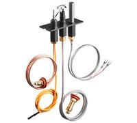 VEVOR Pilot Assembly485-510A OE 485-510A, 4021-736, 2103-010, para Chimenea, Repuesto de Encendido de Gas Natural, Compatible con Quadra-Fire, Heat & GLO y Heatilator, Negro, 160 x 120 x 40 mm