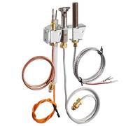 VEVOR Conjunto de Quemador Piloto de Gas Natural, OE 4021-732, 25660. Repuesto de Llama de Encendido de Gas para Chimenea con Tubo de Encendido, Termopar, Termopila y Cables, para Heatilator