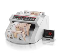 VEVOR Contador de billetes de dinero con pantalla LED contador de billetes profesional con detector de billetes falsos, UV/MG, 1000 billetes/minuto, solo cuenta el número de hojas