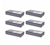 VEVOR Contenedor Almacenamiento para Debajo de Cama 996 x 500 x 180 mm, 6 Piezas