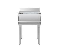 VEVOR Contenedor de Hielo de 61,6 L para Debajo del Mostrador 610 x 614 x 930 mm