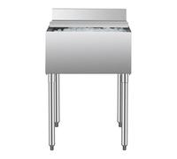 VEVOR Contenedor de Hielo de 61 L para Debajo del Mostrador 610 x 482 x 937 mm