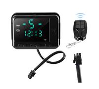 VEVOR Controlador de Calentador de Aire Diésel, con Pantalla LCD y Control Remoto, Interruptor de Termostato Universal para Calentadores de Estacionamiento de 2 kW, 5 kW y 8 kW, 81 x 63 x 18 mm