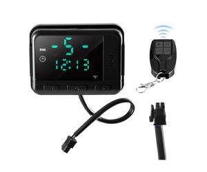 VEVOR Controlador de Calentador de Aire Diésel, con Pantalla LCD y Control Remoto, Interruptor de Termostato Universal para Calentadores de Estacionamiento de 2 kW, 5 kW y 8 kW, 81 x 63 x 18 mm