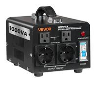 VEVOR Convertidor de Voltaje 1000 VA Convertidor de 110 a 220 V/de 220 a 110 V